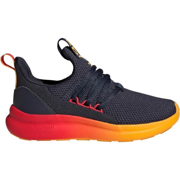 NWT adidas UnisexChild Lite Racer Adapt Sneaker,Ink/Crew Yellow/Pure Ruby-SZ 2 - Picture 3 of 5